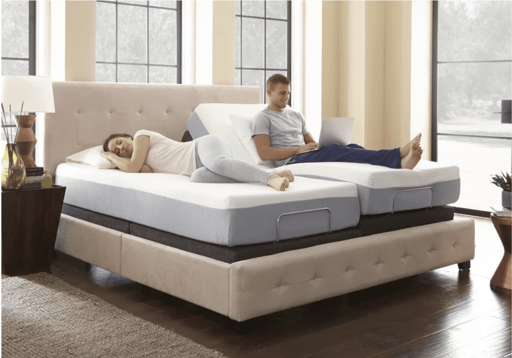 Split King adjustable bed