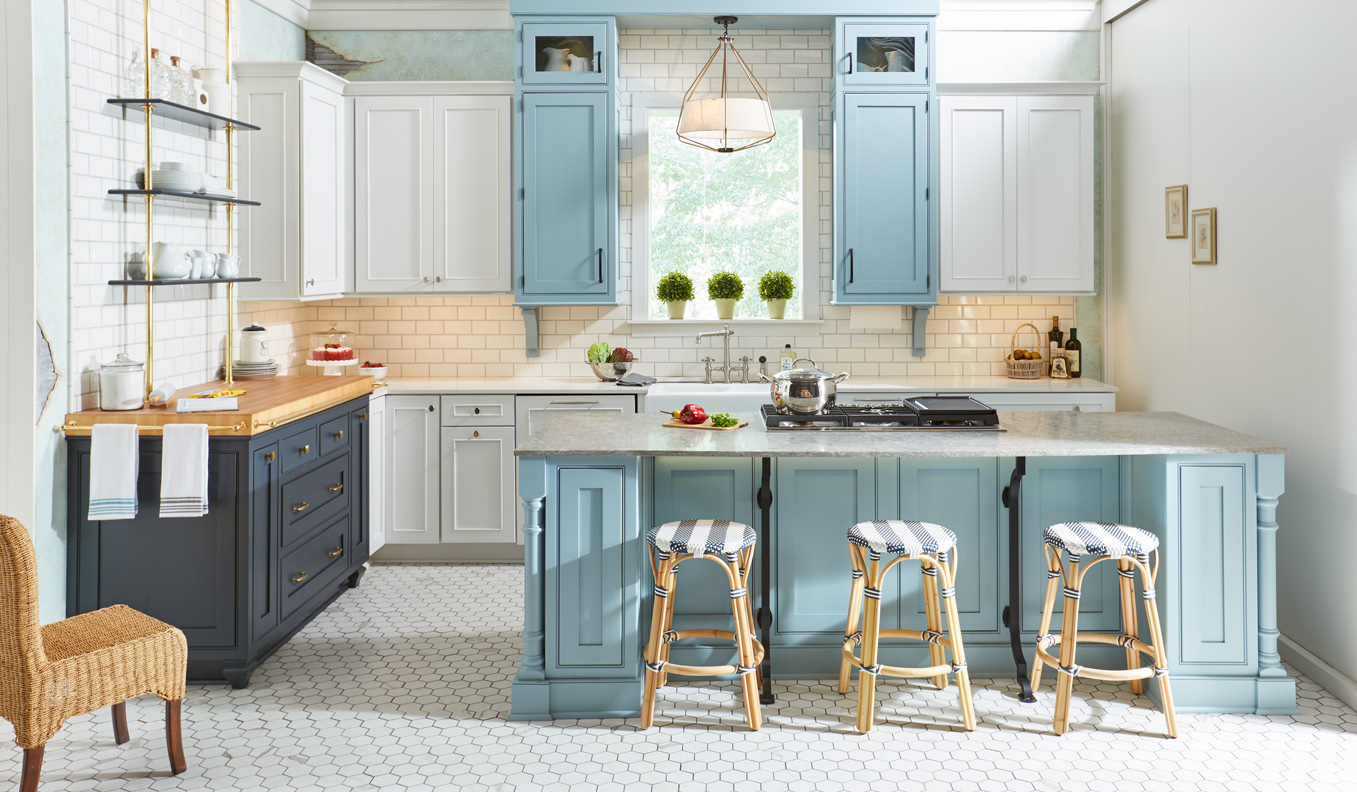 blue kitchen cabinets ideas