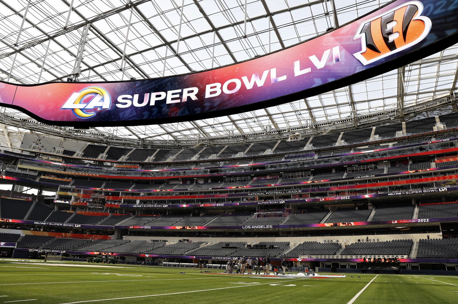 Super bowl LVI stadium in los angeles